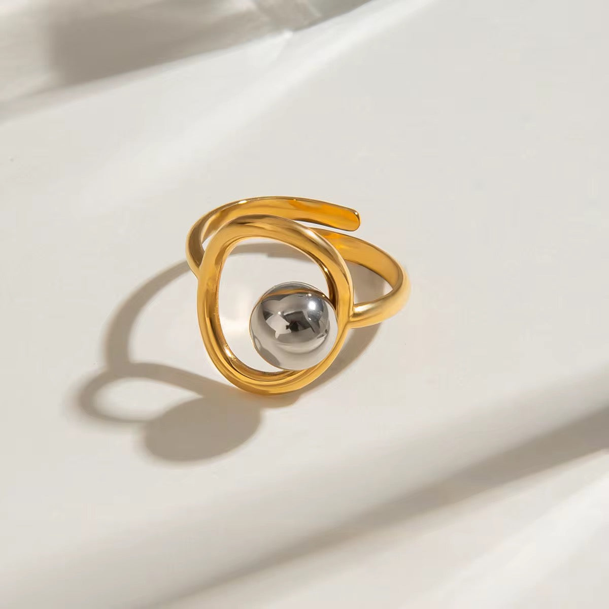 Golden Bloom Ring