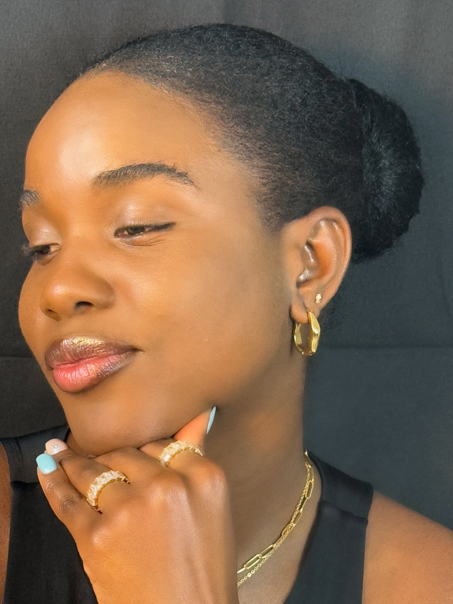 Yolie Organic Hoop Earrings