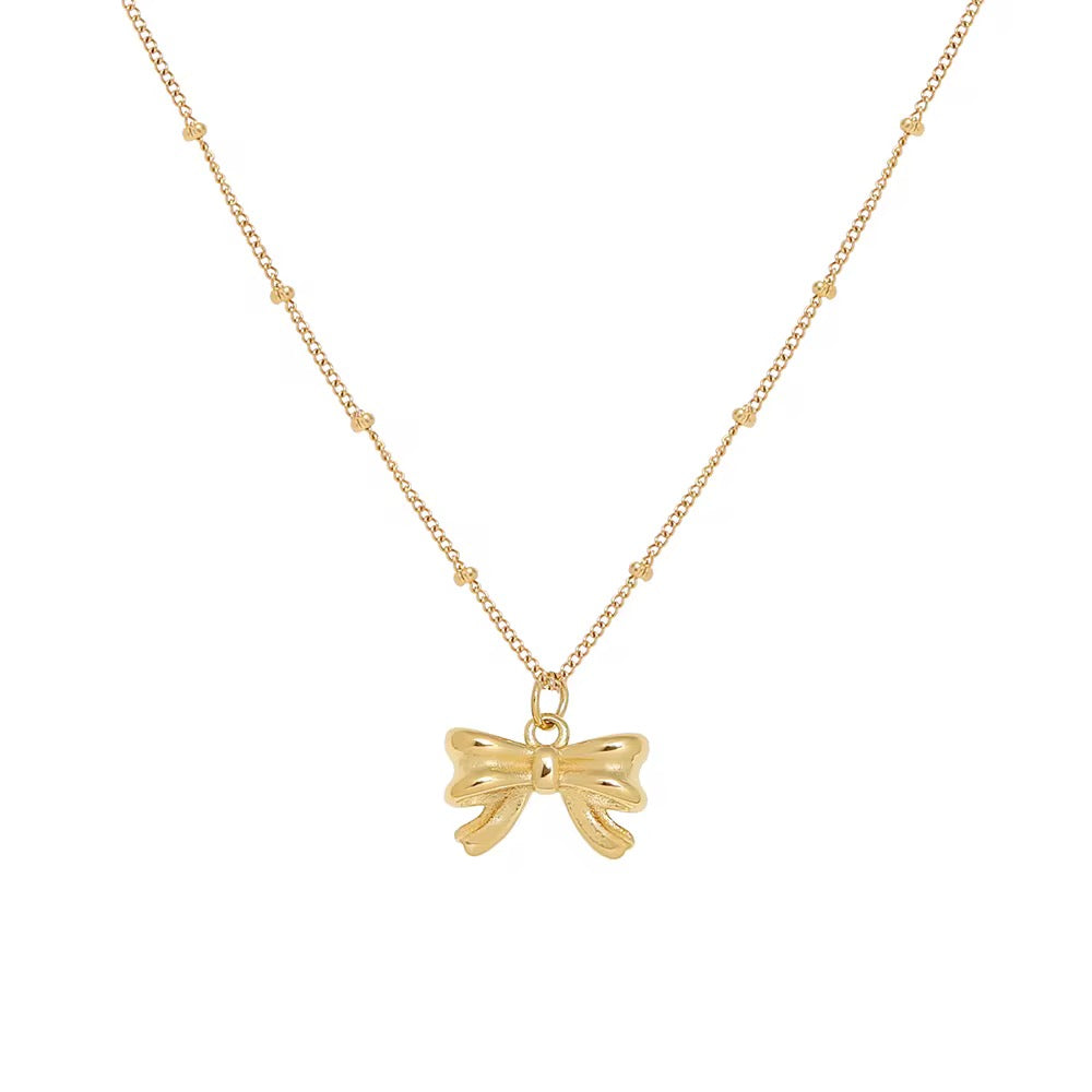 The " Waline" Bow Necklace