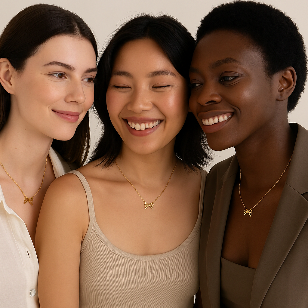 The " Waline" Bow Necklace