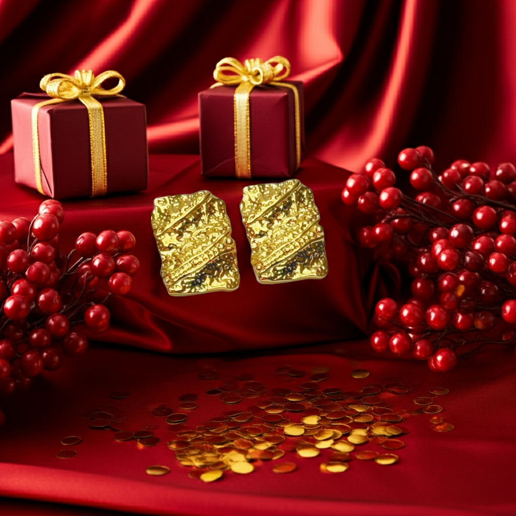 Betca Rectangle Bold Earring