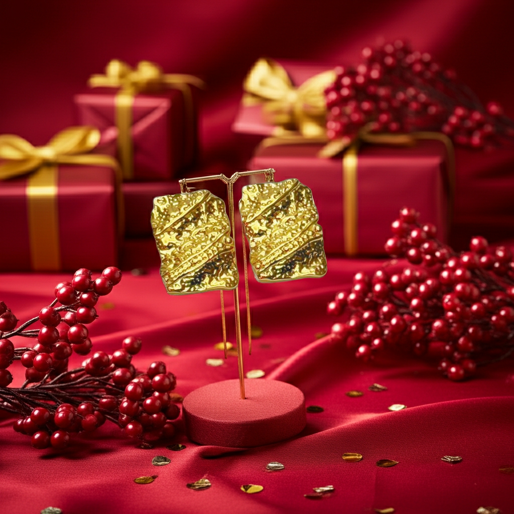 Betca Rectangle Bold Earring